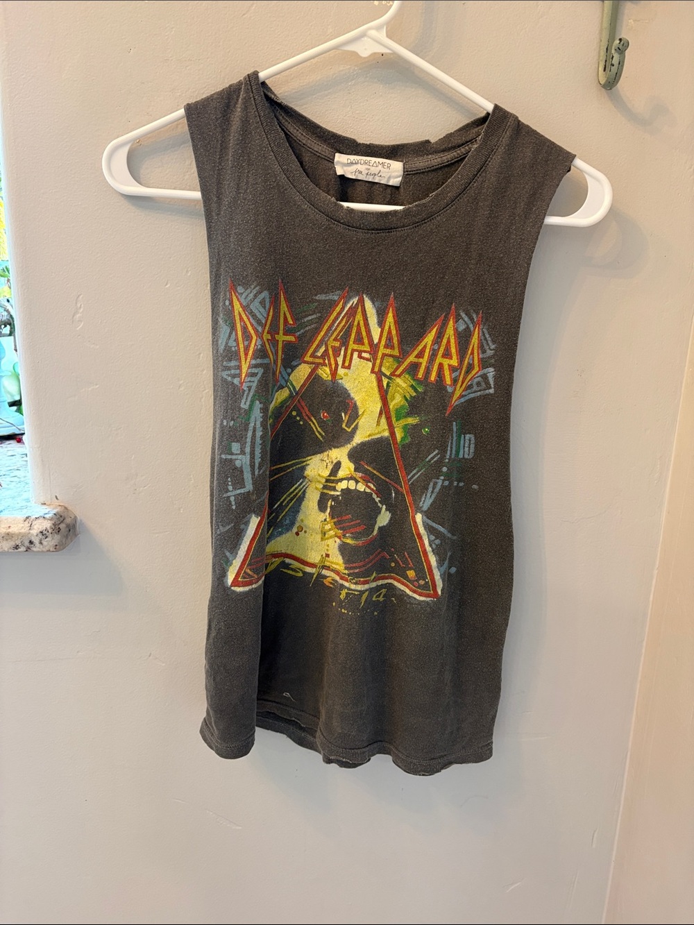 Daydreamer Black Def Leppard Graphic Tank Top
